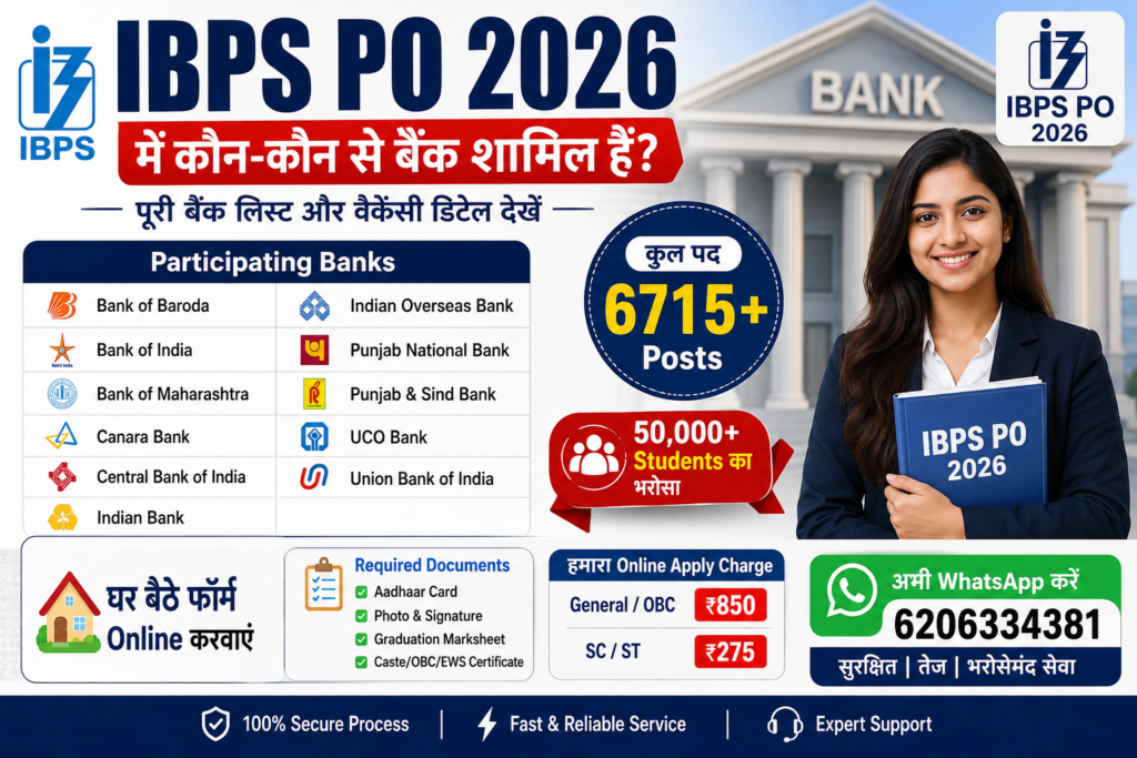 IBPS Po Form Online