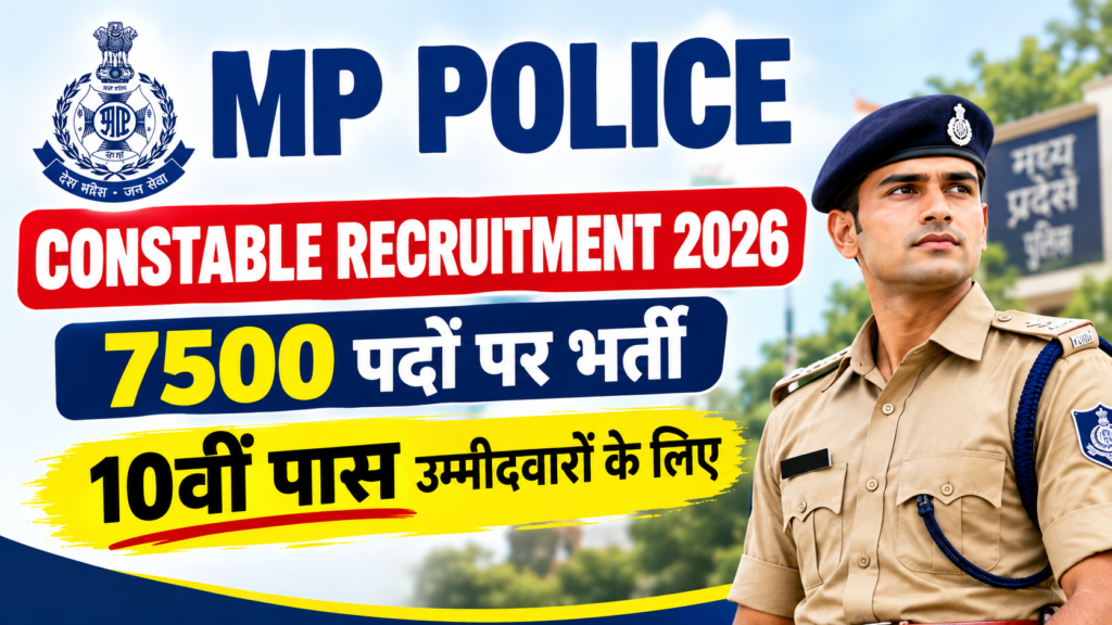 MP Police Constable Recruitment 2026